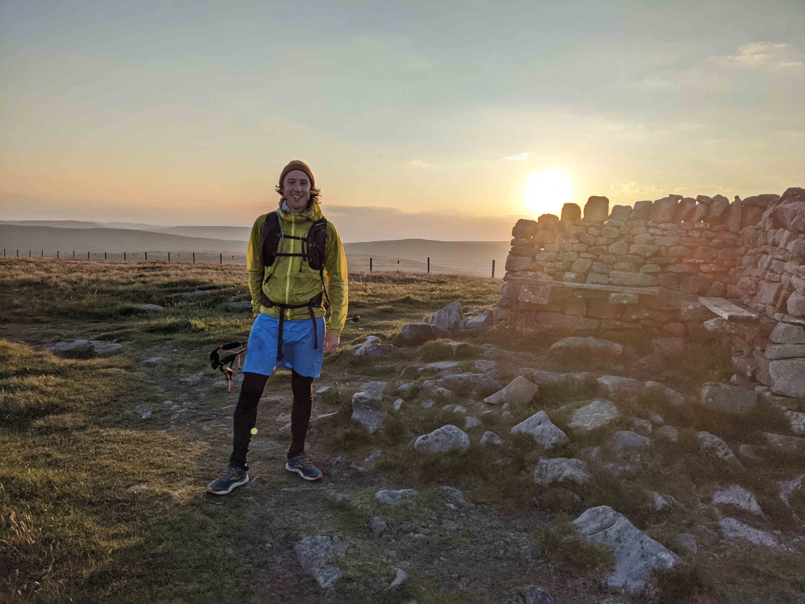 Chris during spine race